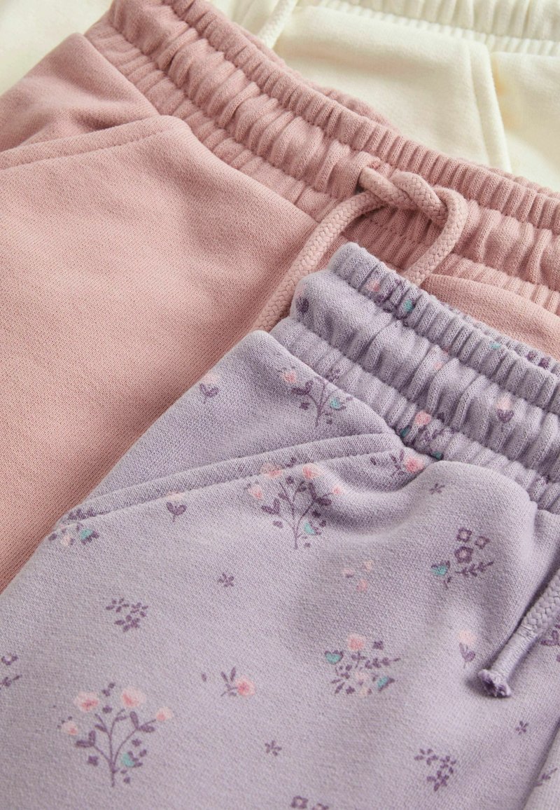Next SOFT PACK Tracksuit bottoms pink ecru cream floral