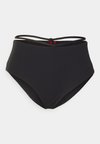 RED LABEL HIGH WAIST - Spodný diel bikín - black