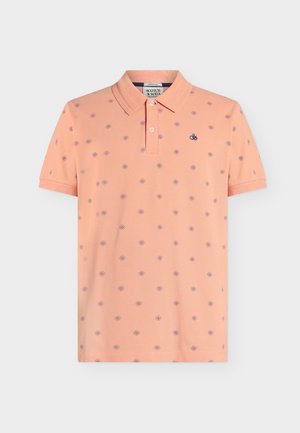 Scotch & Soda, PRINTED OVER DYE REGULAR FIT POLO - Polo - soft geo mini shrimp