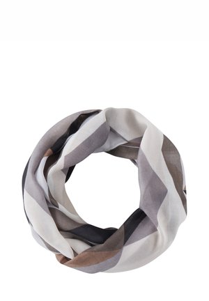 LOOP MIT GRAFISCHEM MUSTER - Écharpe tube - gry