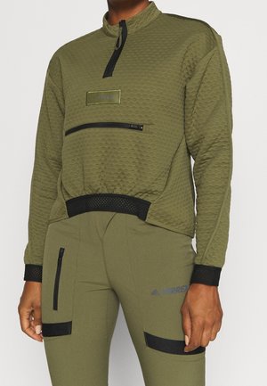 Long sleeved top - olive