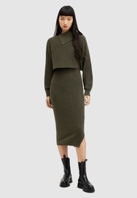 AllSaints MARGETTA - Stickad tröja - khaki green