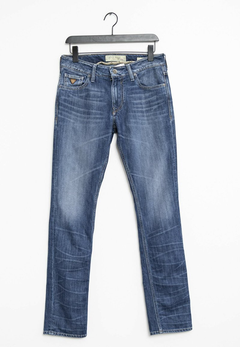 Guess Džíny Straight Fit - blue