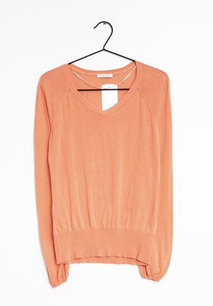Striktrøje - orange