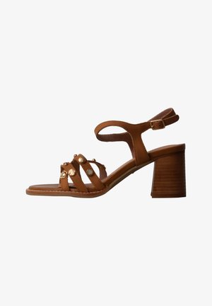 Emilie Karston, SANDALES À TALON EMILIE KARSTON AICHA - Sandalias de tacón - camel