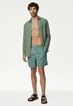2PACK Quick Dry - Badeshorts - green mix