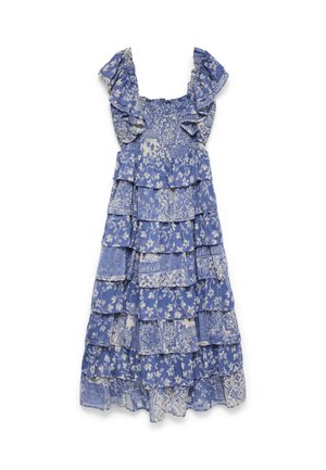 Vero Moda, VMAMAZING SMOCK DRESS  - Maxi šaty - nebulas blue/white