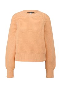 QS MIT ELEMENTEN - Strickpullover - brown