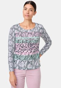 Gerry Weber Langarmshirt - offwhite snake stripe panneaux