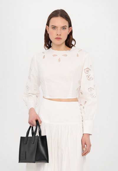sandro SKIRT  - Maxi sukně - ecru