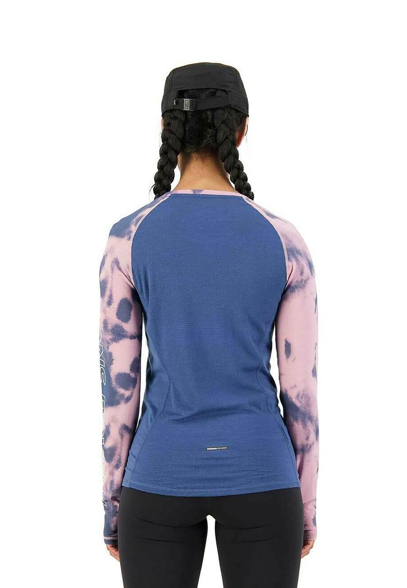 Damen Sportbekleidung | Mons Royale BELLA TECH Langarmshirt denim tie dye/blau - XM93887 Damen Sportbekleidung | Mons Royale BELLA TECH Langarmshirt denim tie dye/blau - XM93887