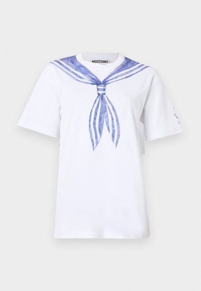 MOSCHINO OLIVIA - Printtipaita - fantasia bianco