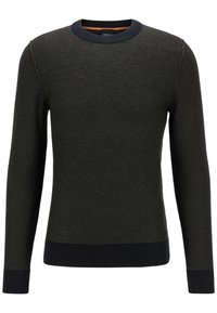 BOSS Stickad tröja - black