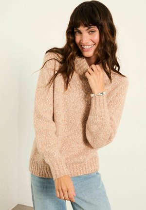 REGULAR FIT - Strickpullover - natural