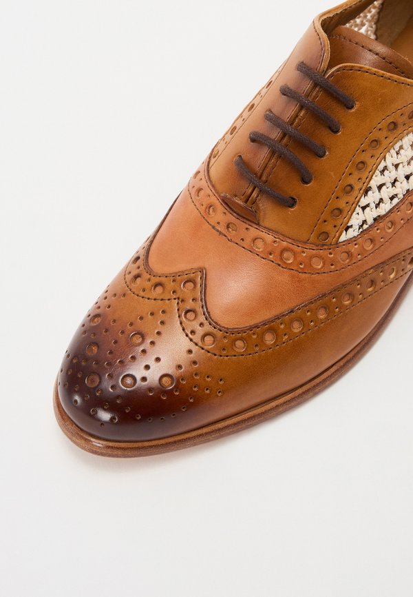 SELINA - Lace-ups - cognac4