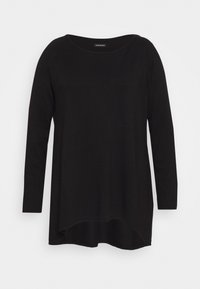 Even&Odd Curvy Stickad tröja - black