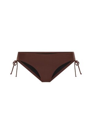 LASCANA, BIKINI PANTS CHEEKY GATHERED - Bikinibroekje - braun