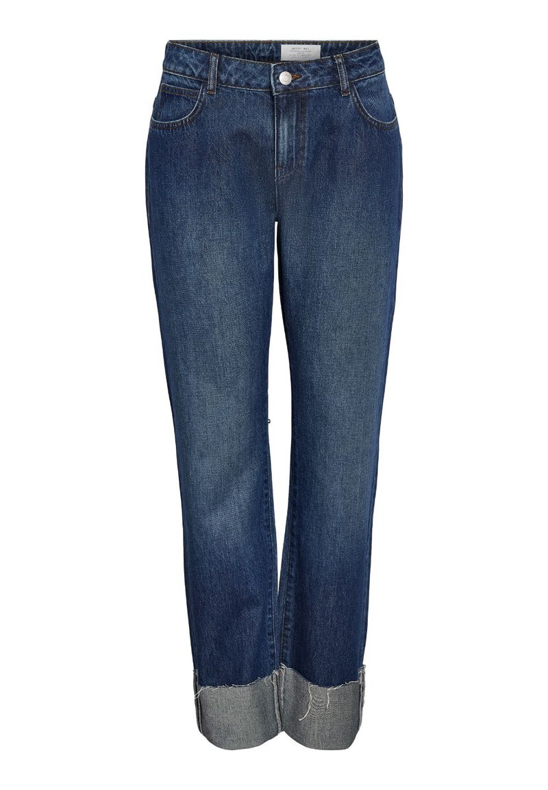 Noisy May Straight leg jeans donkerblauw denim