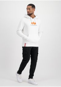 Alpha Industries BASIC  - Jersey con capucha - white