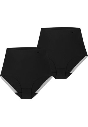 2-PACK MEDIUM SHAPING SERIES HIGHWAIST - Intimo modellante - black