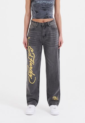BORN-WILD BOYFRIEND - Relaxed fit jeans - washed black
