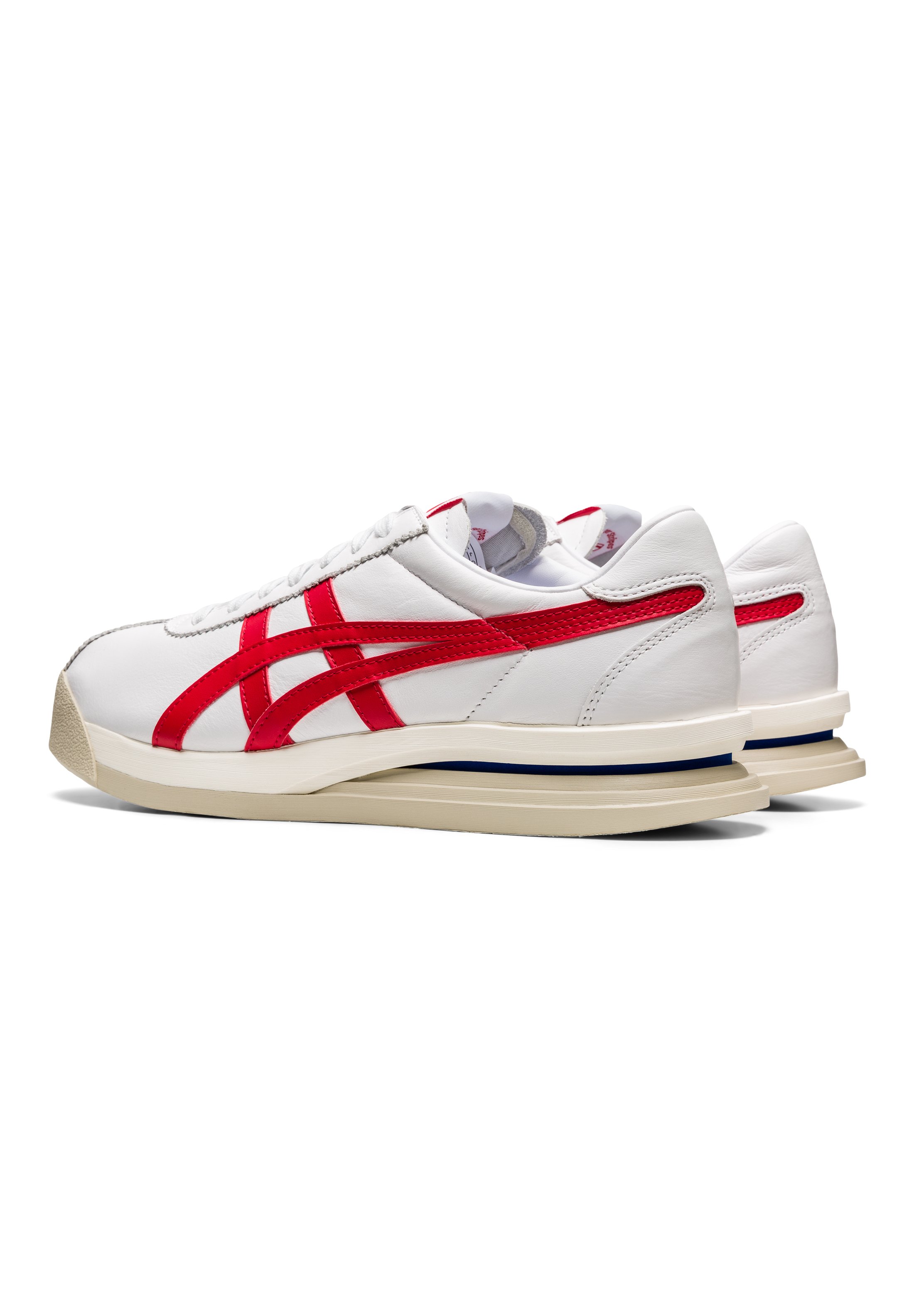 Onitsuka Tiger TIGER CORSAIR EX - Sneakers laag - white/classic red/wit -  Zalando.nl