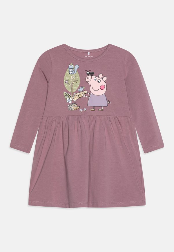 NMFDYFFI PEPPA DRESS - Jersey dress - elderberry
