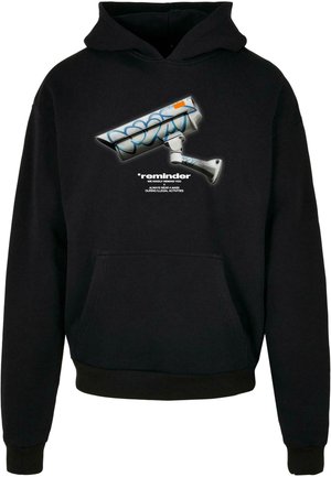 CCTV ULTRAHEAVY OVERSIZE - Mikina s kapucňou - black