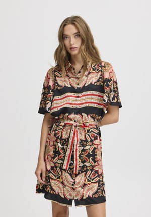 ICHI IXBRIGITTE - Shirt dress - black