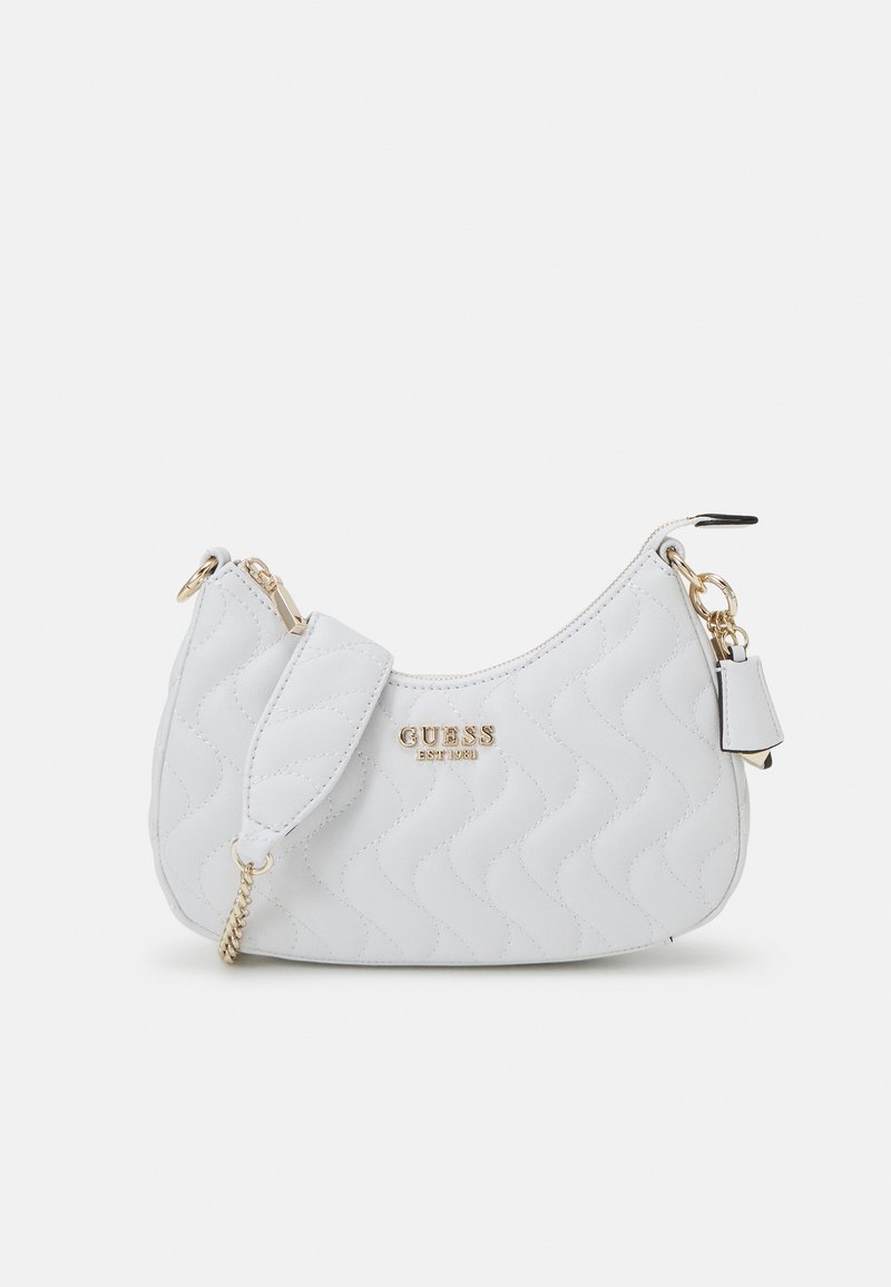 Guess MAI CROSSBODY TOP ZIP Clutches white/hvid Zalando.dk