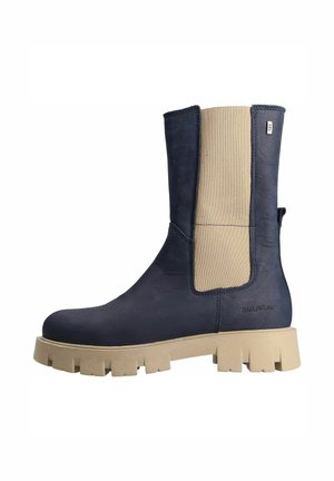 STELLA - Platform ankle boots - blau