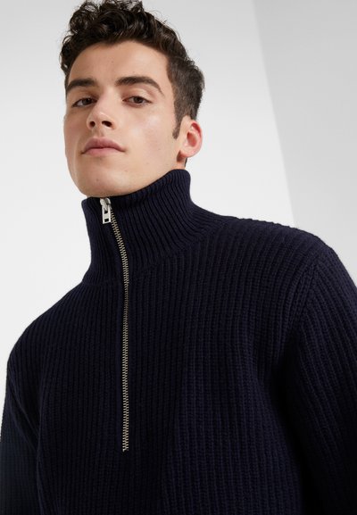 CLOSED ZIPPED JUMPER - Jumper - dark night