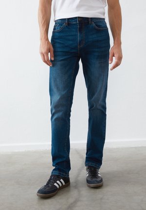 Jeans Straight Leg - dark-blue denim