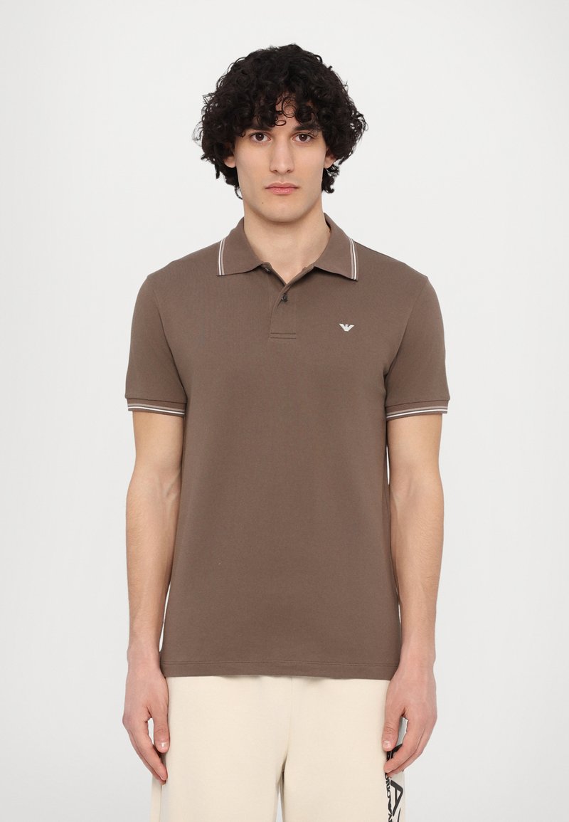 Emporio Armani Polokošeľa - chocolate chip