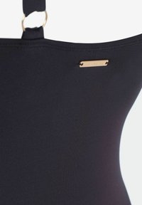 Mint Velvet ONE SHOULDER TUMMY CONTROL - Plavky - black