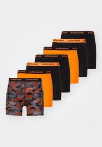 Björn Borg - STRETCH BOXER 7 PACK - Trunks - black/orange Thumbnail Image 1