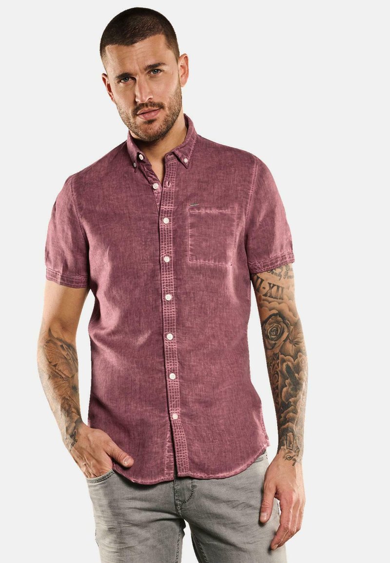 Herren Freizeithemden | Emilio Adani MIT LEINEN ANTEIL Hemd rot - YV36756 Herren Freizeithemden | Emilio Adani MIT LEINEN ANTEIL Hemd rot - YV36756