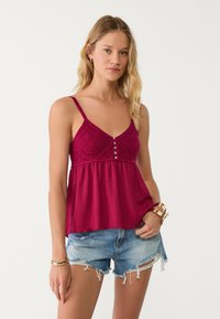 Stradivarius - RUFFLED  - Top - purple Thumbnail-Bild 1