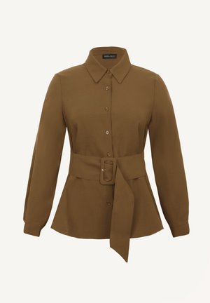 Anna Field Button-down blouse - camel