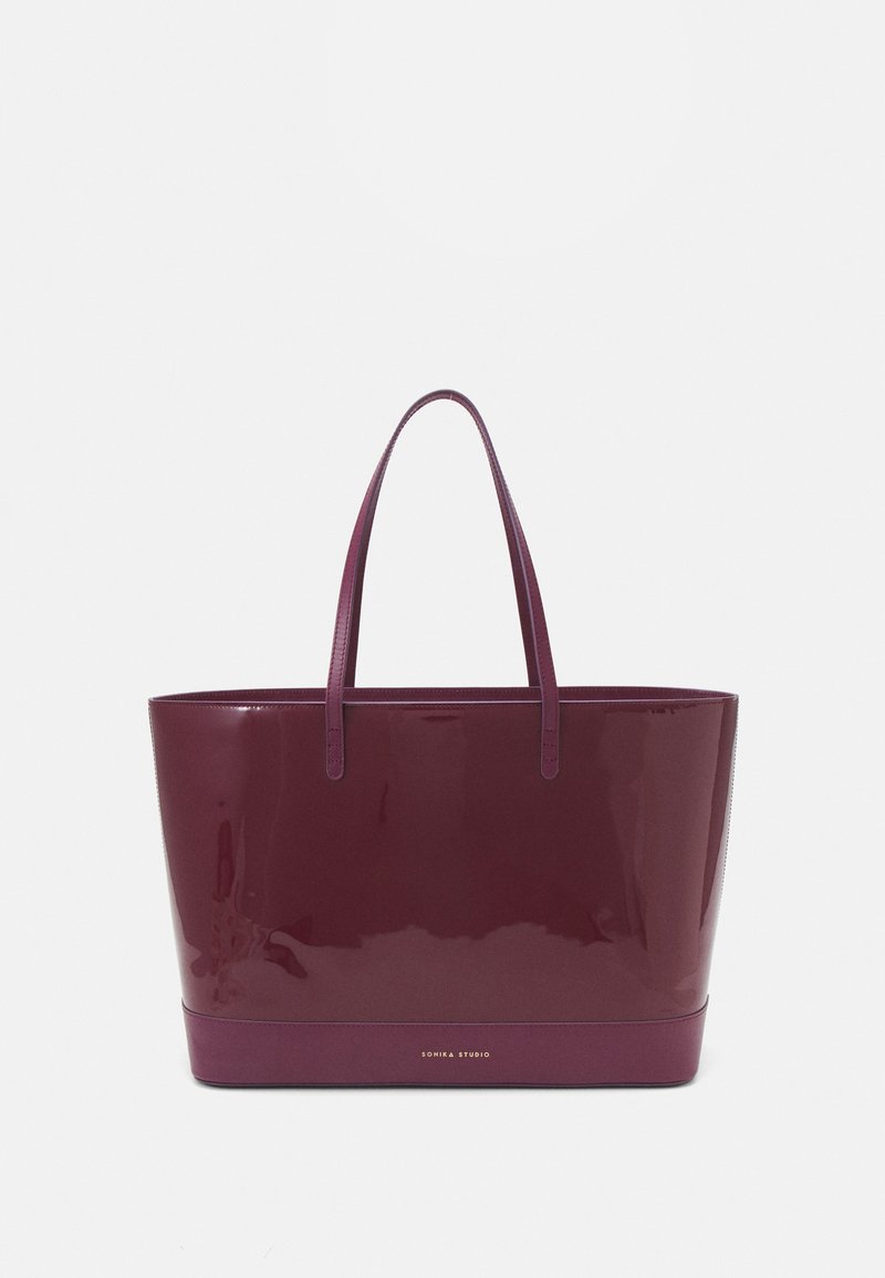 Sonika Studio - SOVANY TOTE BAG - Handbag - plum, Enlarge