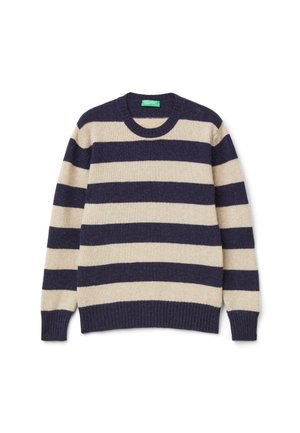 United Colors of Benetton STRIPED - Jersey de punto - blue