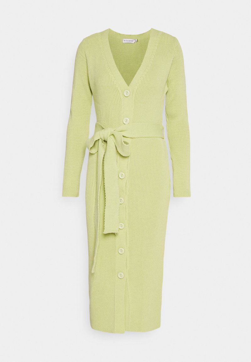 In The Style Gebreide jurk groen