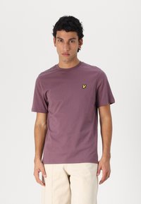 Lyle & Scott Paprasti marškinėliai - highland mauve