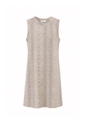 OH APRIL, ISI A-LINE DRESS - Vestido ligero - micro leo beige