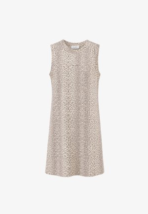 OH APRIL, ISI A-LINE DRESS - Vestido ligero - micro leo beige