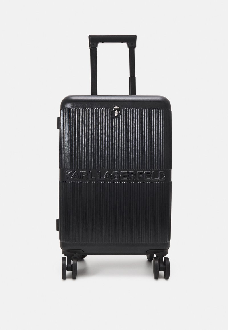 KARL LAGERFELD K/IKONIK HARDCASE TROLLEY UNISEX Trillekoffert black