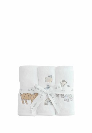 Next, 3 PACK FACE CLOTHS UNISEX - Handtuch Set - safari animals