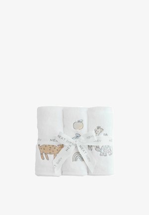 Next, 3 PACK FACE CLOTHS UNISEX - Håndklædesæt - safari animals
