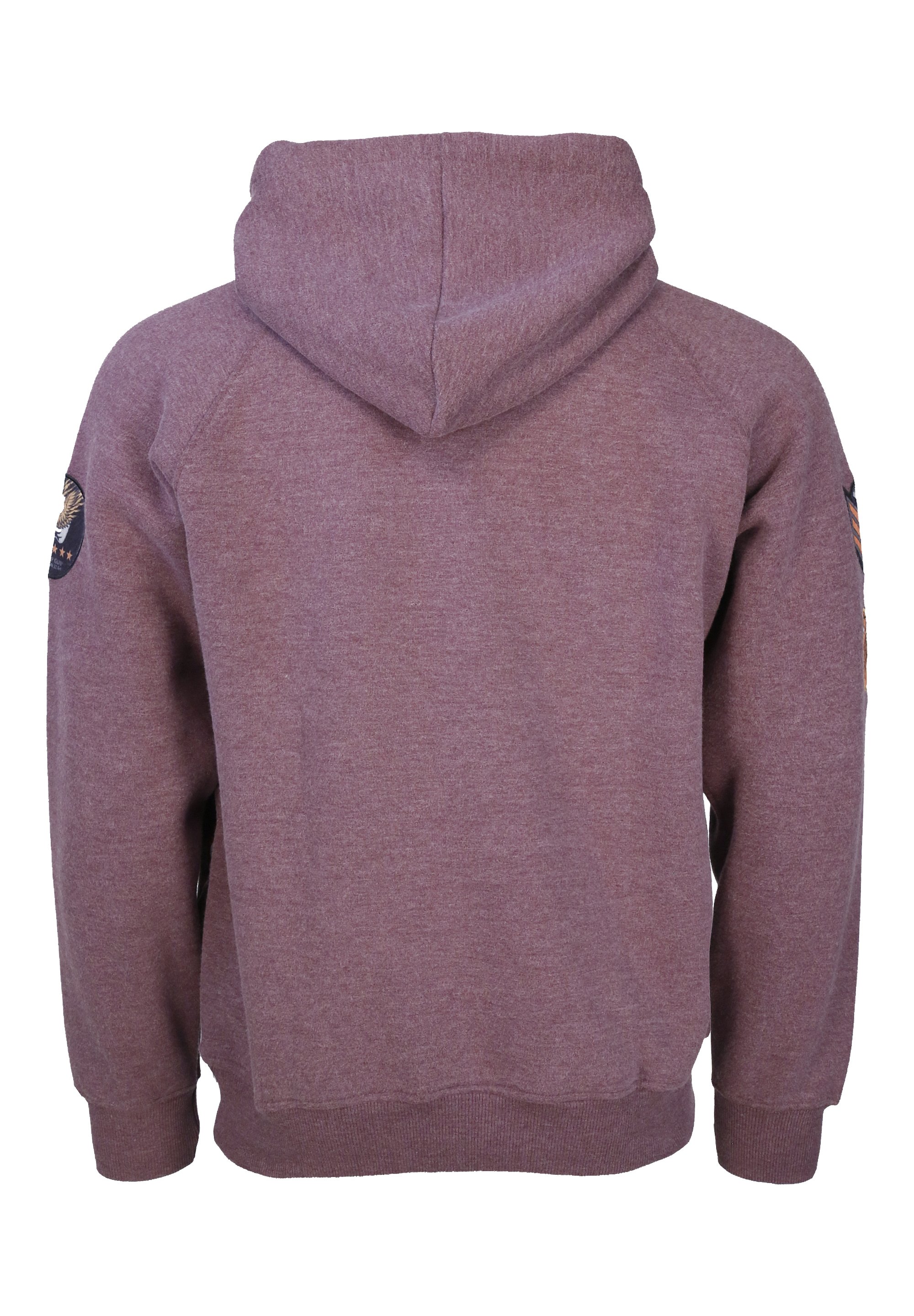 Top Gun Herren Sweater TG20191027 In Bordeaux, 3XL – Mit Amerikanischer Flagge & Weicher Fütterung