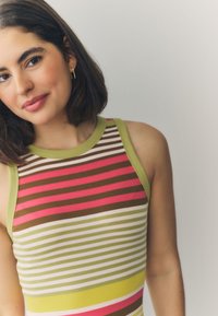 Next RACER BACK SLEEVELESS LENGTH - Maxi-jurk - multicoloured stripe